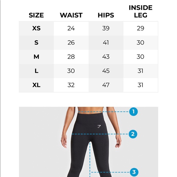 Gymshark Energy+ Seamless Leggings - Picture 3 of 3